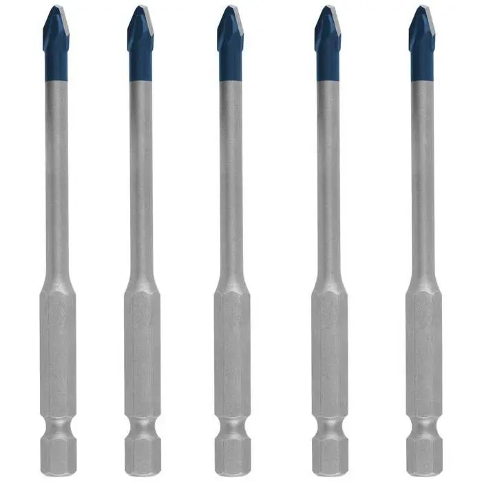 Broca Bosch roofer expert hard porcelana hex-9 ø 5 mm - 5 piezas - 2608900598
