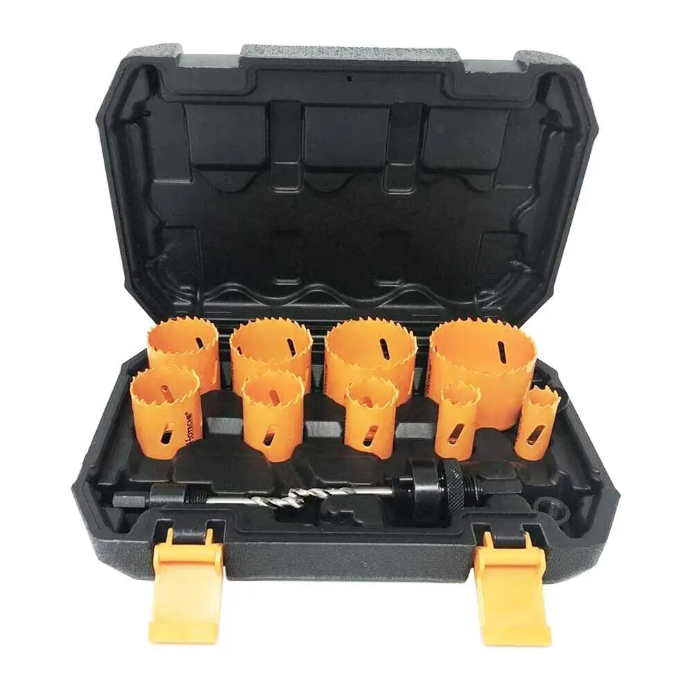 Kit 12 piezas 9 coronas bimetal 19/64mm