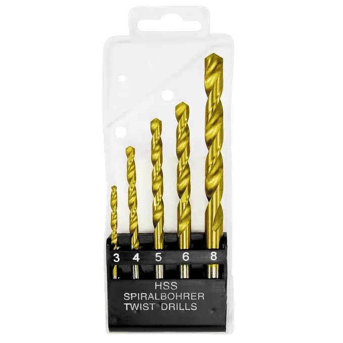 Mtx - juego de brocas para metálico hss - 5 piezas