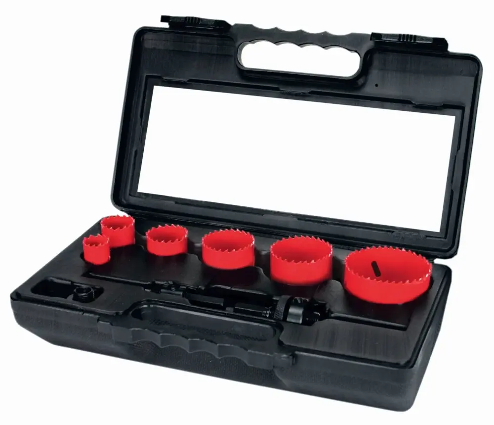 Terrax A106340 - Set 8 hole saws maintenance and electricity