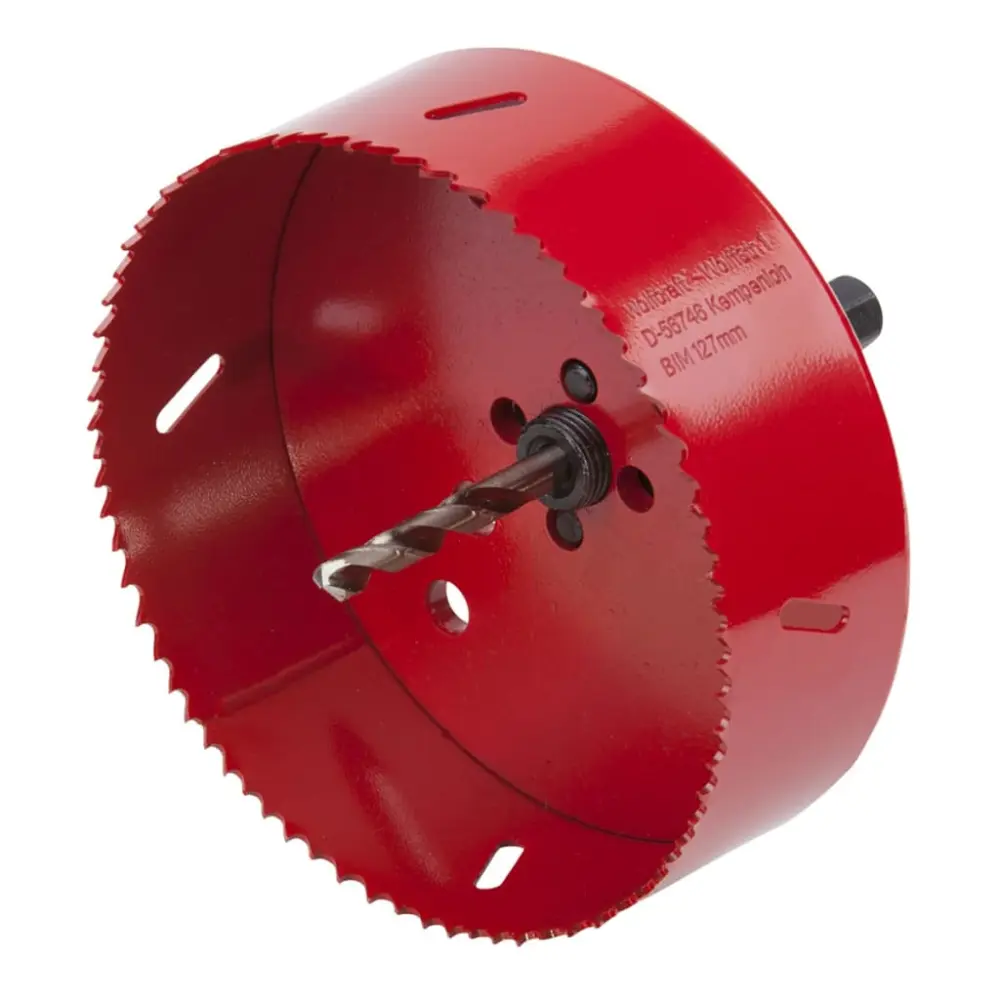 Wolfcraft sierra de corona 127 mm roja 5495000