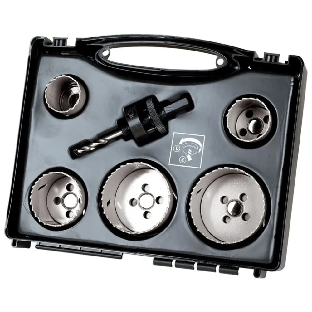 Wolfcraft sierra de corona 6 piezas electricity and sanitary 3764000