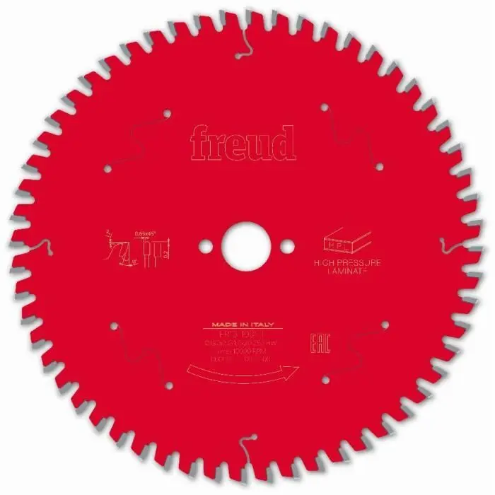 Hoja de sierra circular portátil freud - 190 2,6-1,6 al20 z56 tp 0° - f03fs