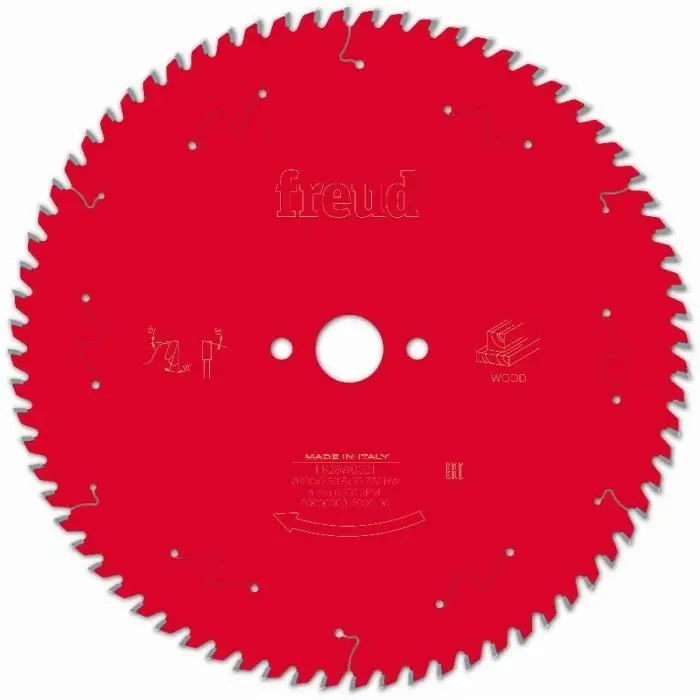 Hoja de sierra circular portátil freud - 300 2,5-1,8 al30 z72 ba 10° - f03f