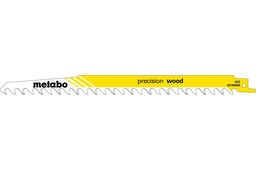 Metabo 5 hojas para sierras de sable precision wood 240 x 1,5 mm