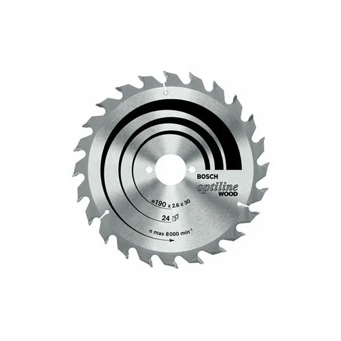 Sierra circular Bosch - hoja 230x30, 24 dientes - optiline wood