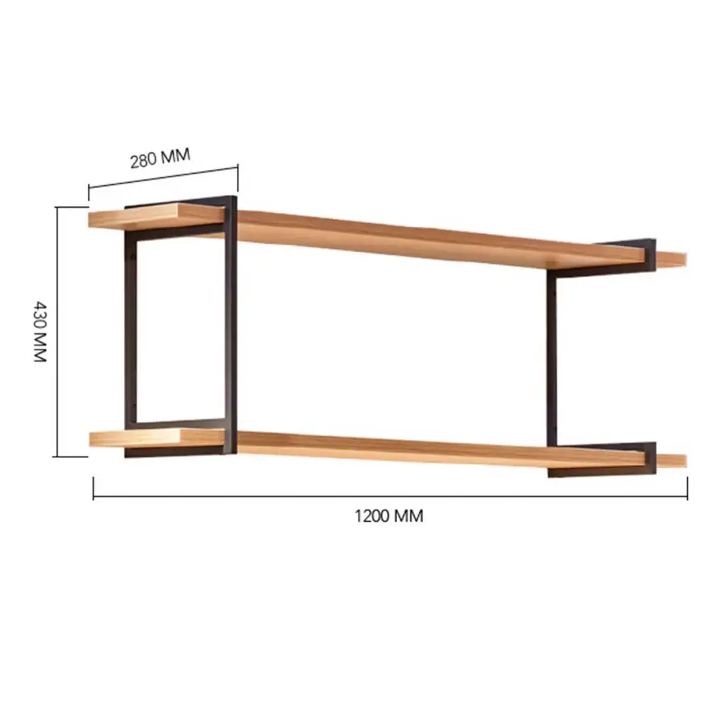 Estanterí Stark 2 estantes 43x120x28 cm