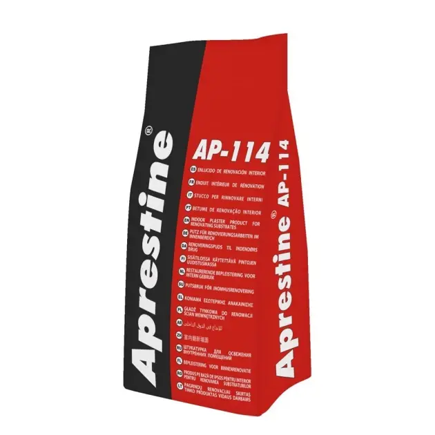 Enlucido capa gruesa en polvo aprestine 5 kg