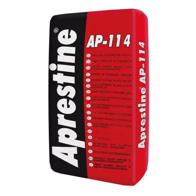 Enlucido capa gruesa en polvo aprestine 15 kg