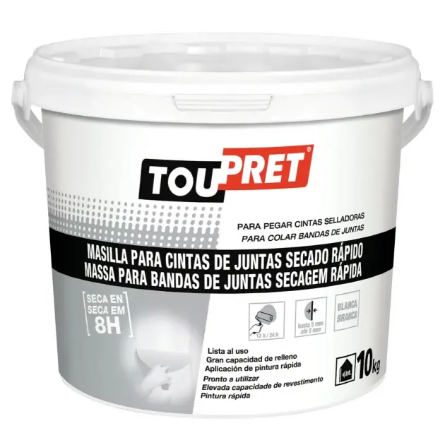 Masilla para cintas de juntas toupret