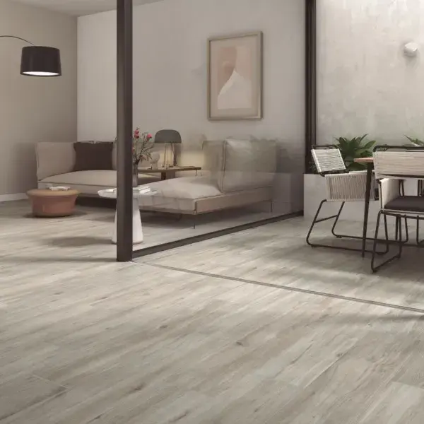 Pavimento porcelánico C3 Toran gris 23x120 cm