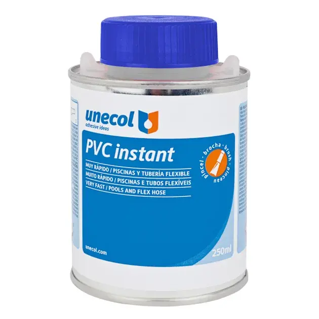 Bote cola pvc instant 250 ml unecol