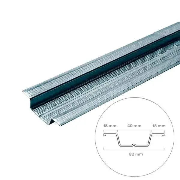 Maestra galvanizada para tabiques o techos pladur 300 x 8,2 cm