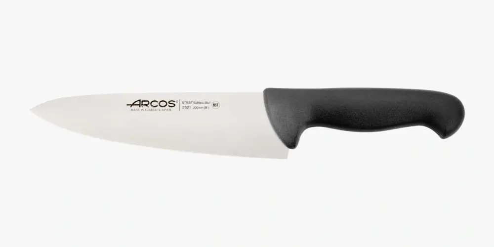 Cuchillo Cocinero color negro Serie 2900 200 mm Juego Completo de 32