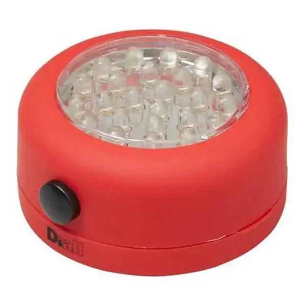 Linterna red.24 leds rojo diall