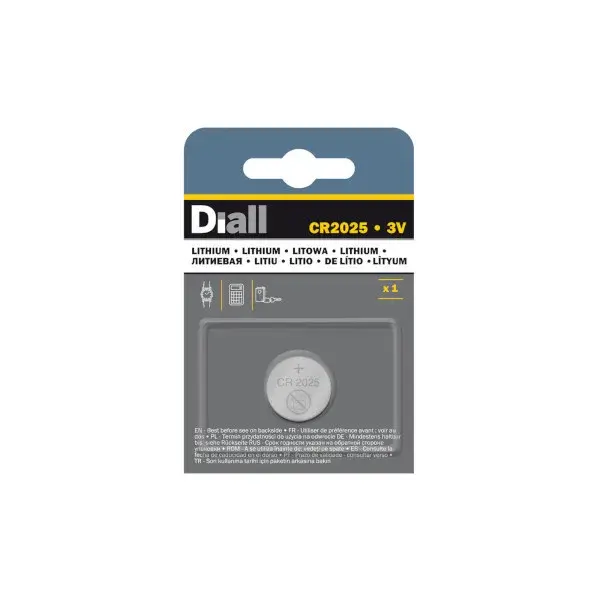 Pila de litio cr2025 diall