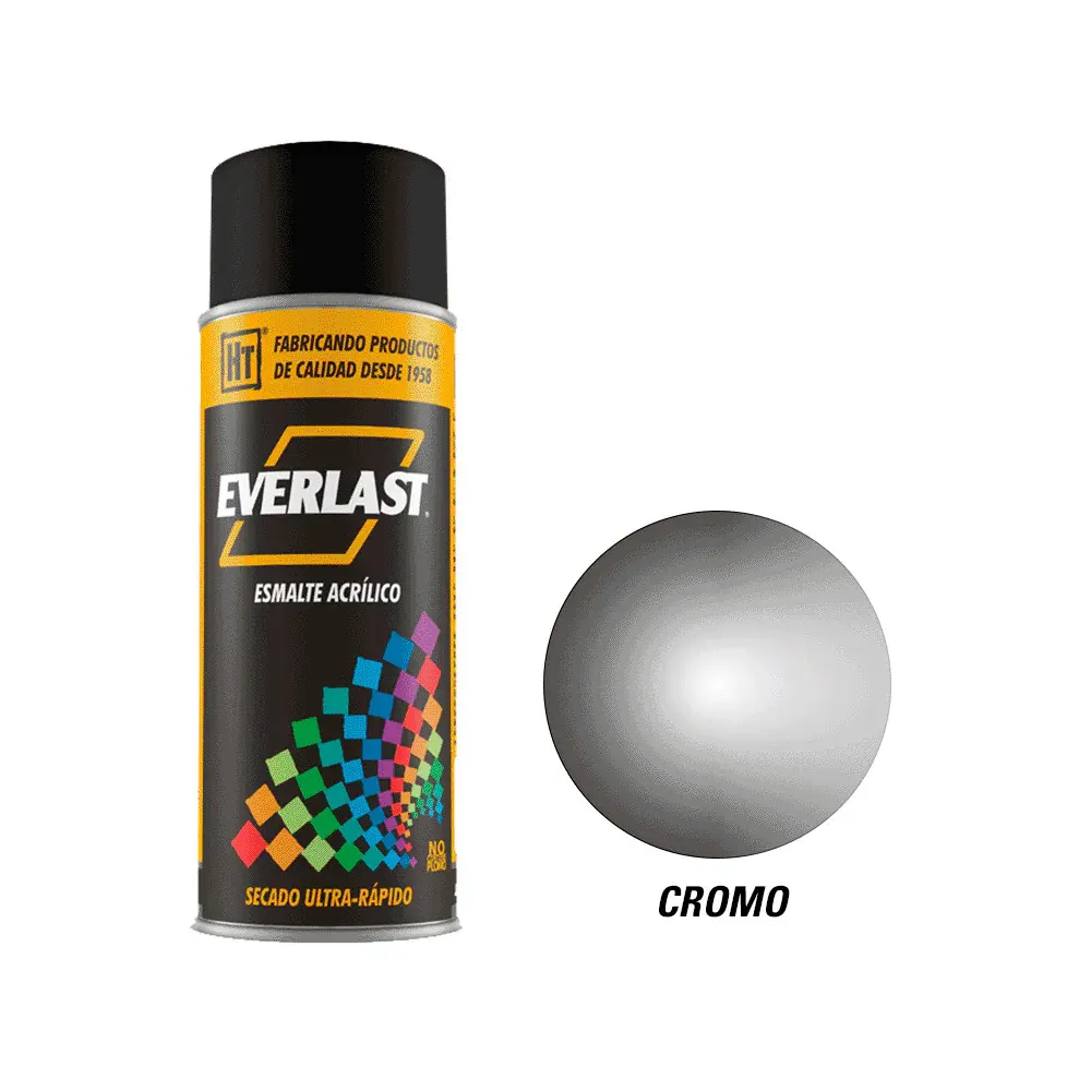 Pintura en Aerosol Cromo Hecort 400ml 150124