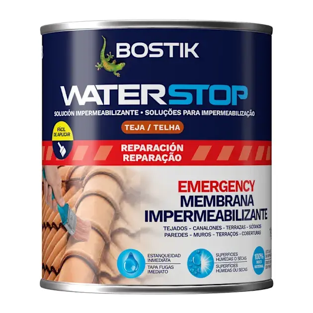 Impermeabilizante Waterstop 1 Kg teja Bostik