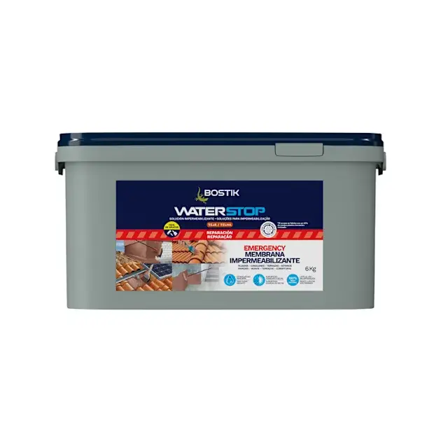 Impermeabilizante Waterstop 6 Kg teja Bostik