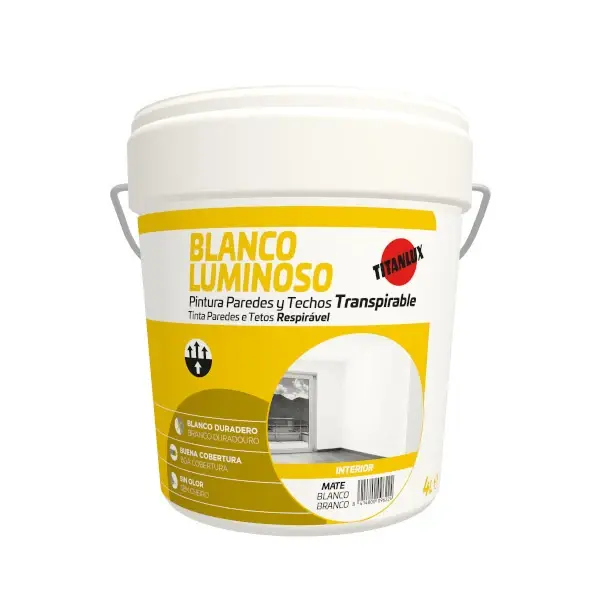 Pintura titan blanco luminoso 4l