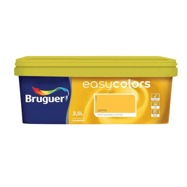 Pintura color easycolors yema 2,5l bruguer