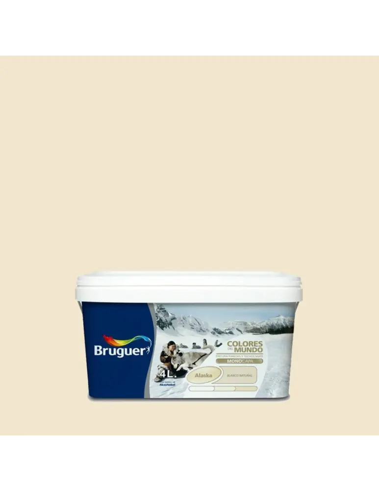 Tonoes del mundo bruguer 4 lt (alaska blanco natural)