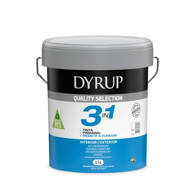 DYRUP PINTURA 3IN1 BLANCO 15L