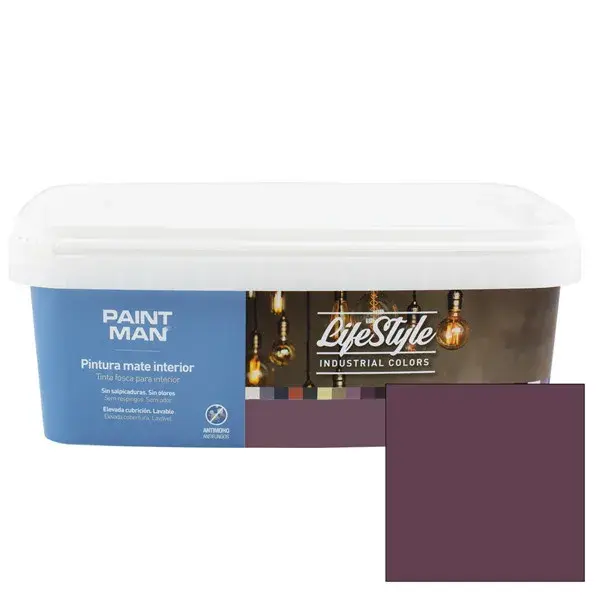 Pintura interior paintman lifestyle industrial purpura 2,5l