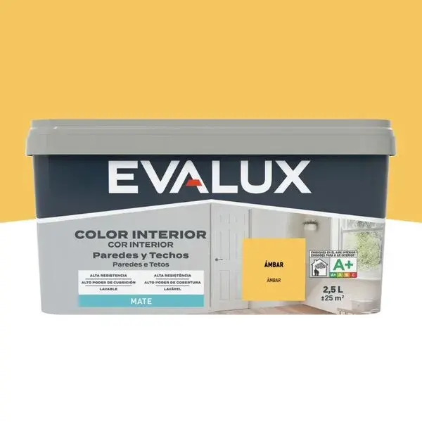 Pintura interior ámbar 2,5 L Evalux