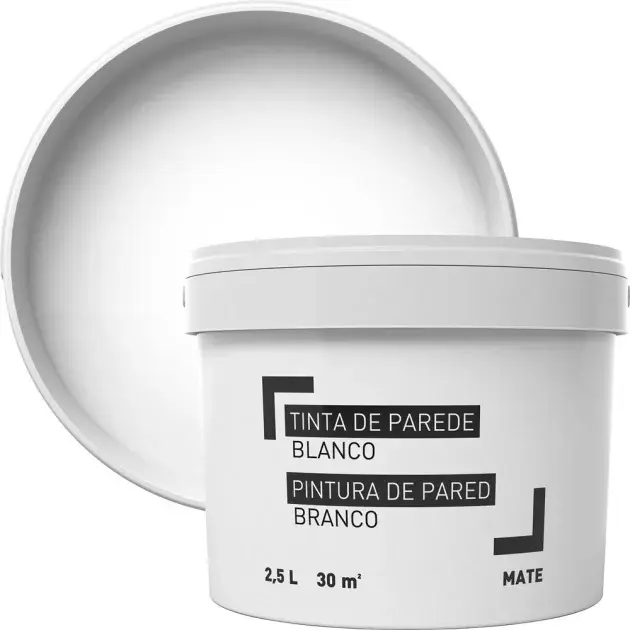 Pintura para paredes blanco 2,5 l