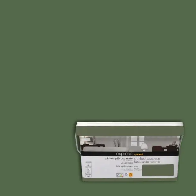 Pintura para paredes expresa verde carácter 4 l