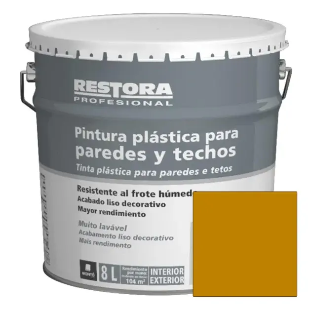 Pintura Café Creme Restora Profesional 8 L
