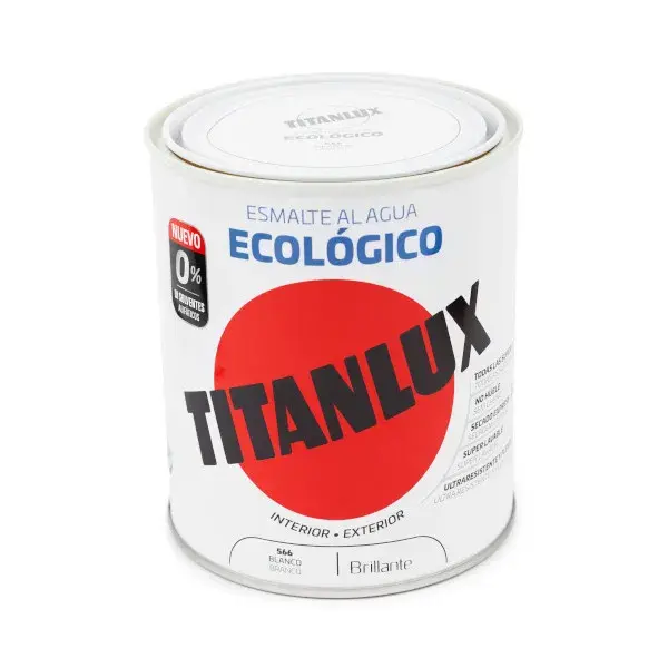 Esmalte titanlux ecológico brillante blanco 750ml