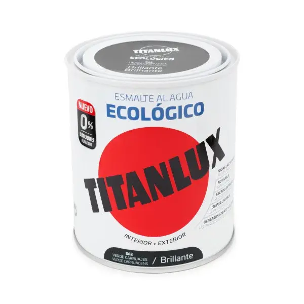 Esmalte titanlux ecológico brillante verde carruaje 750ml