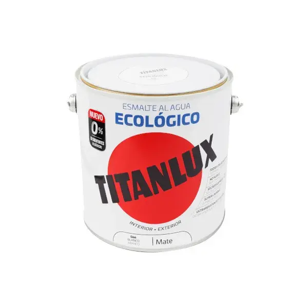 Esmalte titanlux ecológico mate blanco 4l
