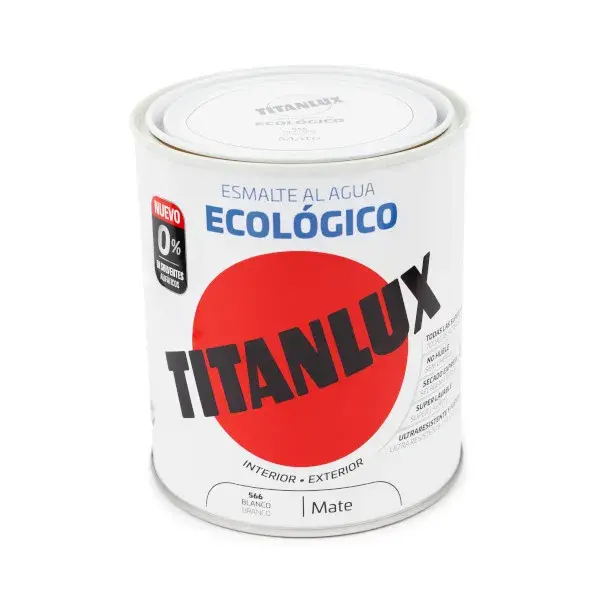 Esmalte titanlux ecológico mate blanco 750ml