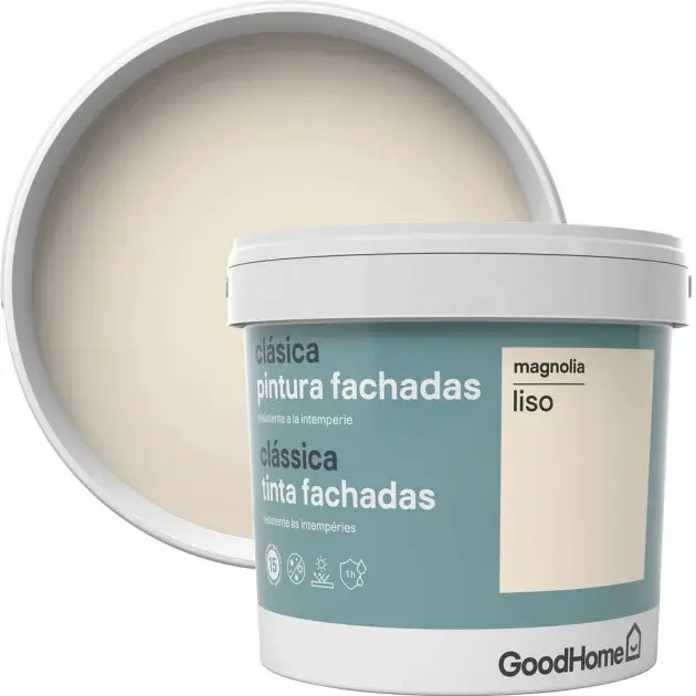 Pintura fachadas classic magnolia 5 l goodhome