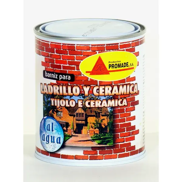 Barniz ladrillo al agua 750ml promade