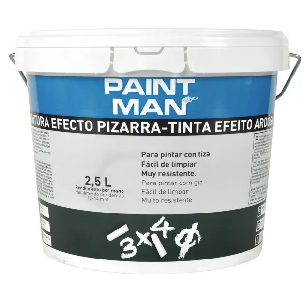 Pintura efecto pizarra verde paintman 2,5 l