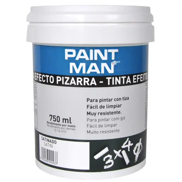 Pintura efecto pizarra verde paintman 750 ml