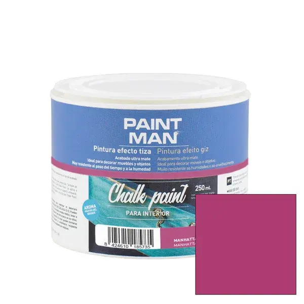 Pintura la tiza chalk paint manhattan 250ml paintman