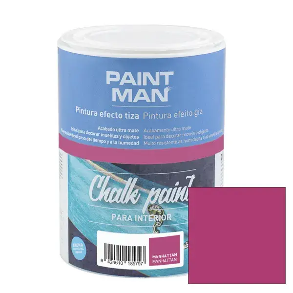 Pintura la tiza chalk paint manhattan 750ml paintman