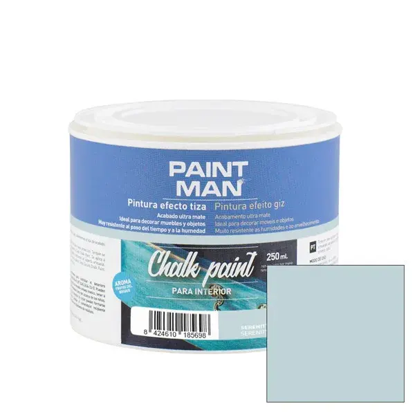 Pintura la tiza chalk paint serenity 250ml paintman