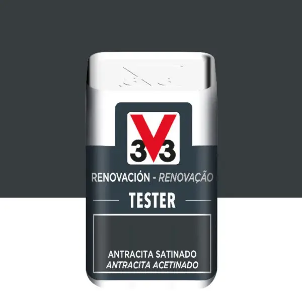 Pintura renovación v33 antracita satinada 50ml