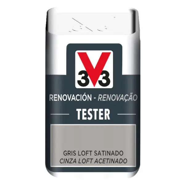 Pintura renovación v33 gris loft satinada 50ml