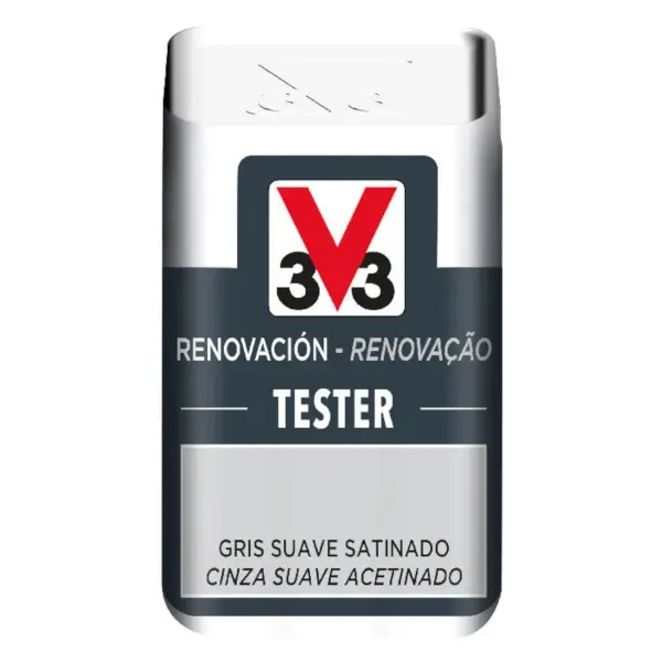 Pintura renovación v33 gris suave satinada 50ml