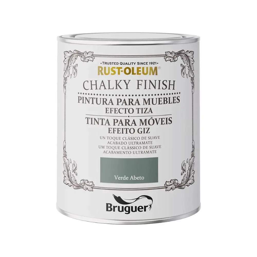 Chalky muebles 750ml verde abeto Xylazel