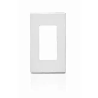 Placa plus 1 unididad blanco Decora Leviton en Roble Natural