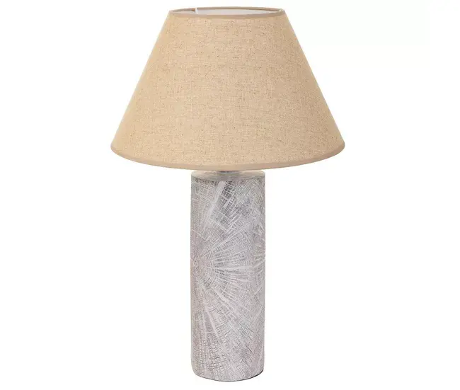 Resistente la Intemperie Lámpara de mesa Alexandra House Living Plata Poliresina 220-240 V 14 x 51 x 14 cm