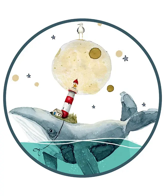 OCEAN I Placa para puerta de vinilo con Instalación en 15 Minutos